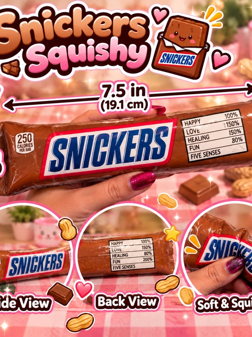 Squishy Plush Toy - Brown Chocolate